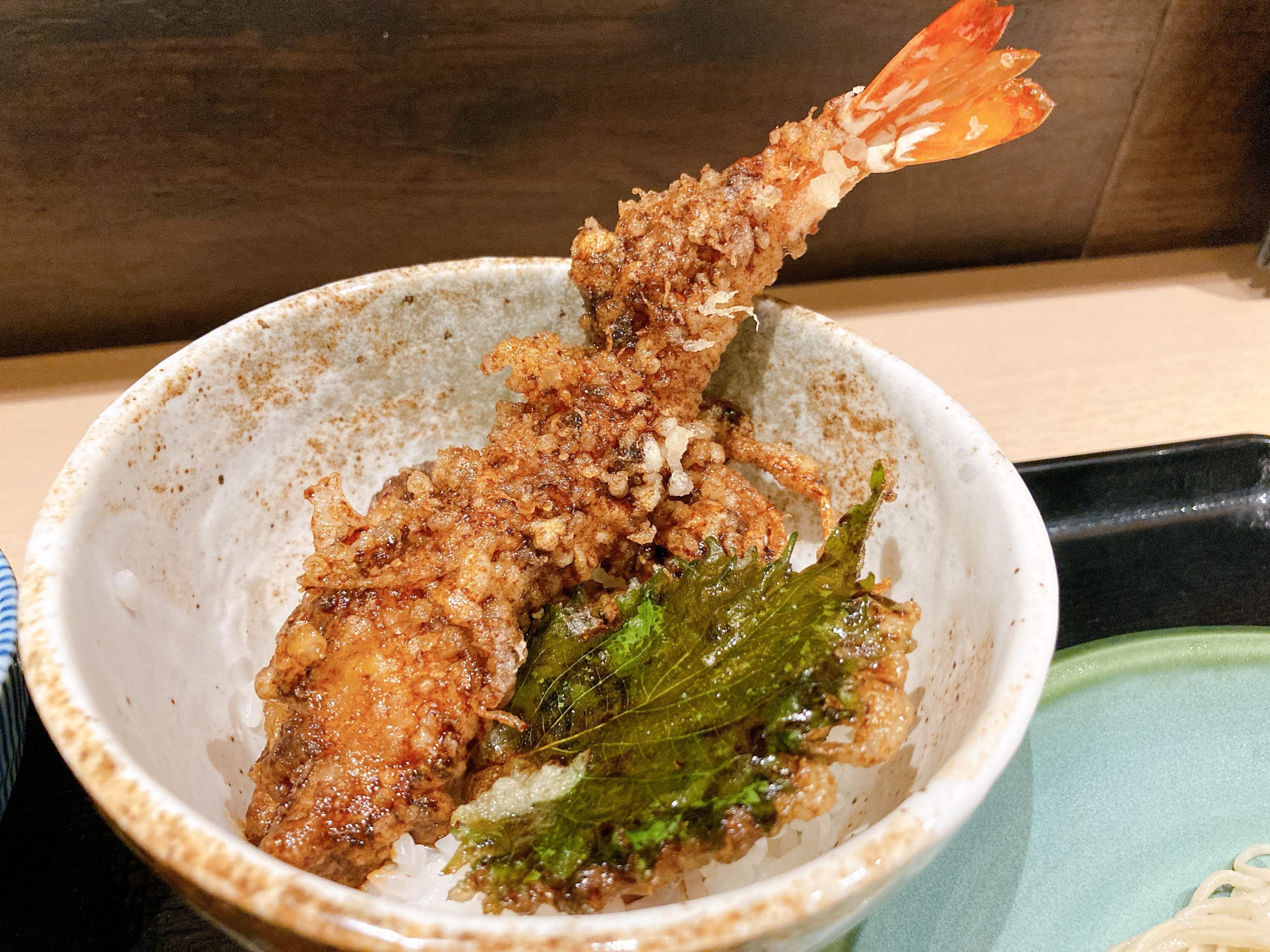 覚王山｜濃厚サクサク天丼が美味しい！蕎麦居酒屋で味わうおすすめのランチセット