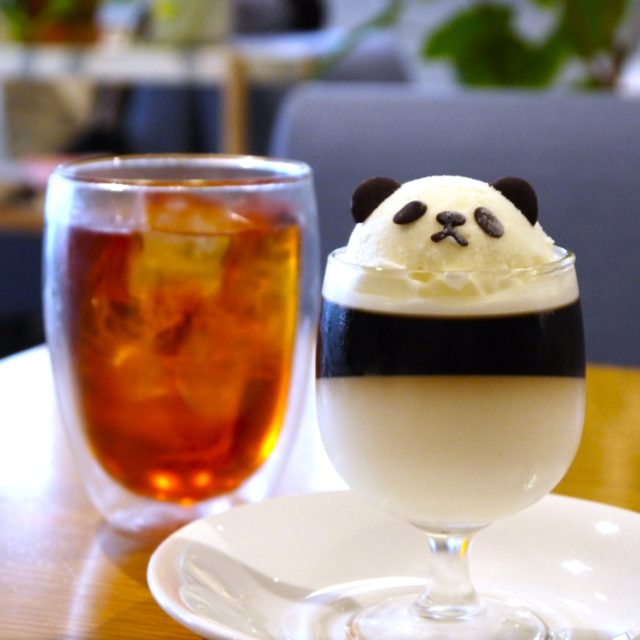 大須観音｜グラスに鎮座する「パンダ」が可愛すぎる♡自家焙煎の美味しいコーヒーを使ったフォトジェニックスイーツ