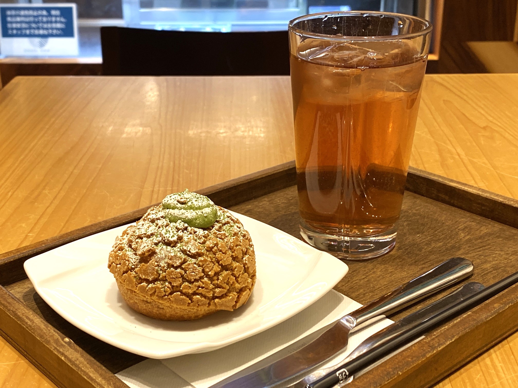 ささしまライブ｜抹茶店直営カフェ渾身のシュークリームに感激！濃厚な西尾抹茶をスイーツで楽しむ