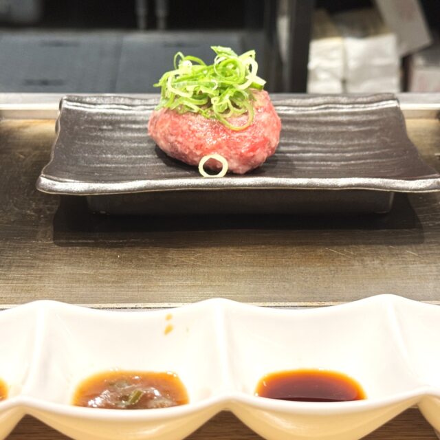 矢場町｜粗挽き肉のジューシーさとほとばしる肉汁はステーキ級♪買い物の合間に立ち寄れる“自分で焼く”ハンバーグ専門店