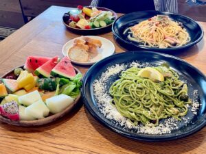 港区役所｜旬のフルーツビュッフェと種類豊富なパスタで彩る、癒しのランチタイム！
