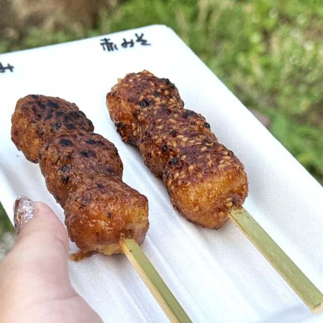 大須観音｜焼き立てだから香ばしい！つぶつぶ感＆甘じょっぱさにハマる♪大須の五平餅専門店