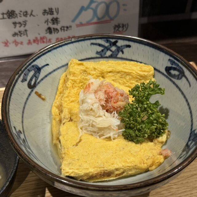 国際センター｜出汁たっぷり！昼だけ限定のできたてだし巻き玉子定食が美味しすぎる