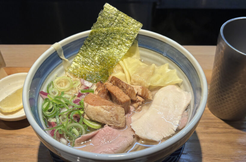 名駅｜出汁を味わう！名古屋駅近くで楽しむ、貝ダシが主役の中華そば