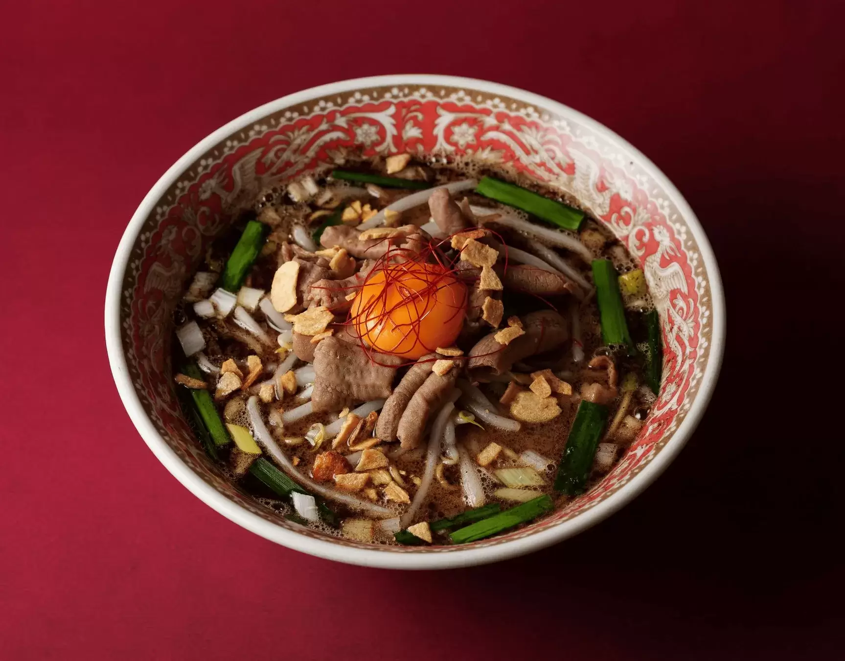 鶏もつto九条ネギの生姜らぁめん