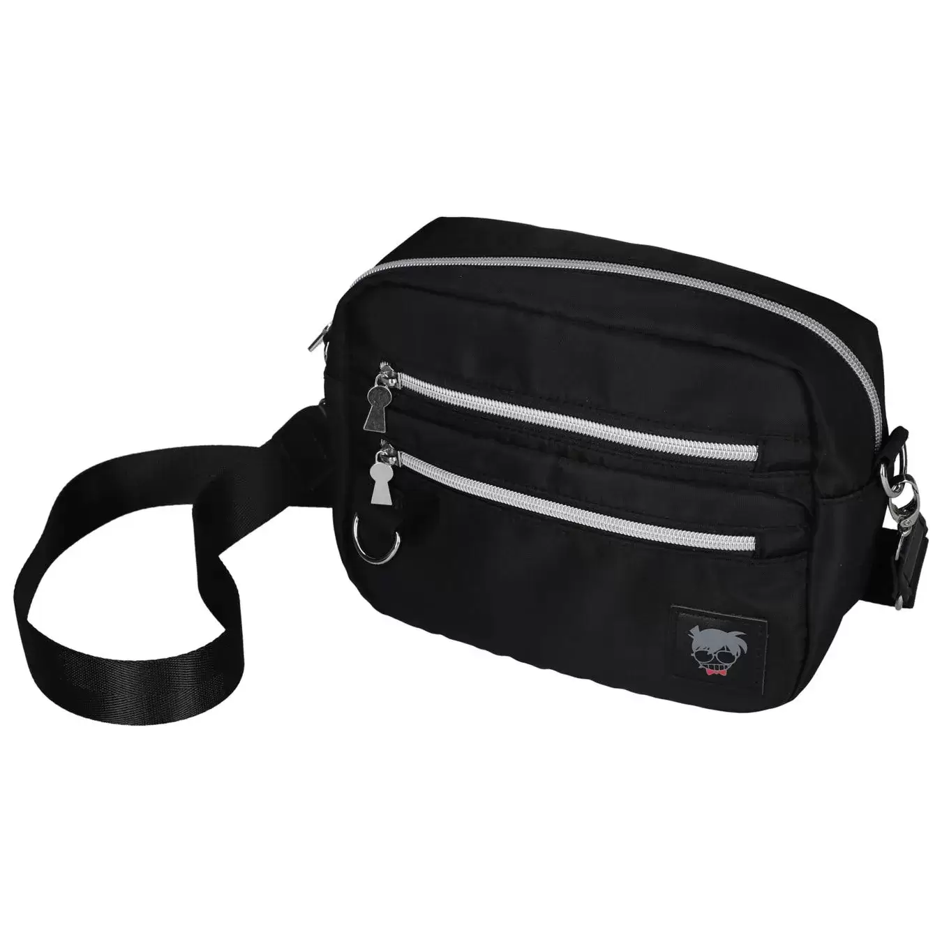 黒いショルダーバッグの画像