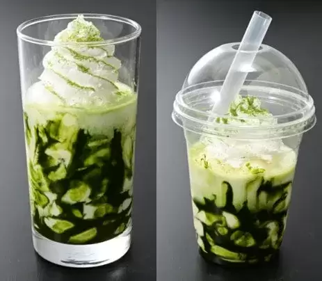 “まぜておいしい”飲むチーズケーキ(宇治抹茶)