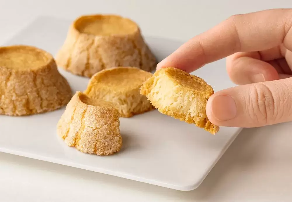 バターステイツクッキー断面
