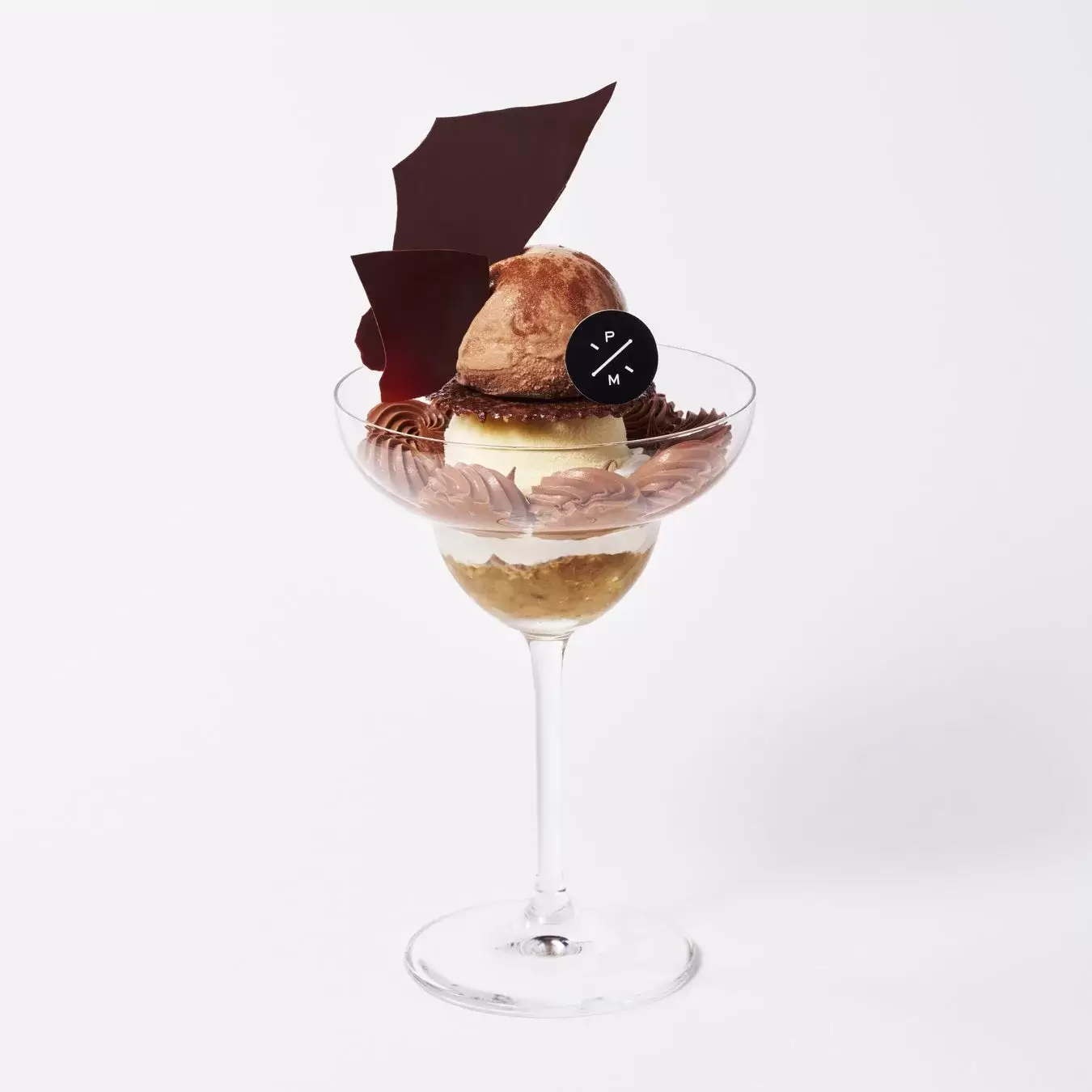 デザート, チョコレート, グラス, クリーム, チョコレートフレーク