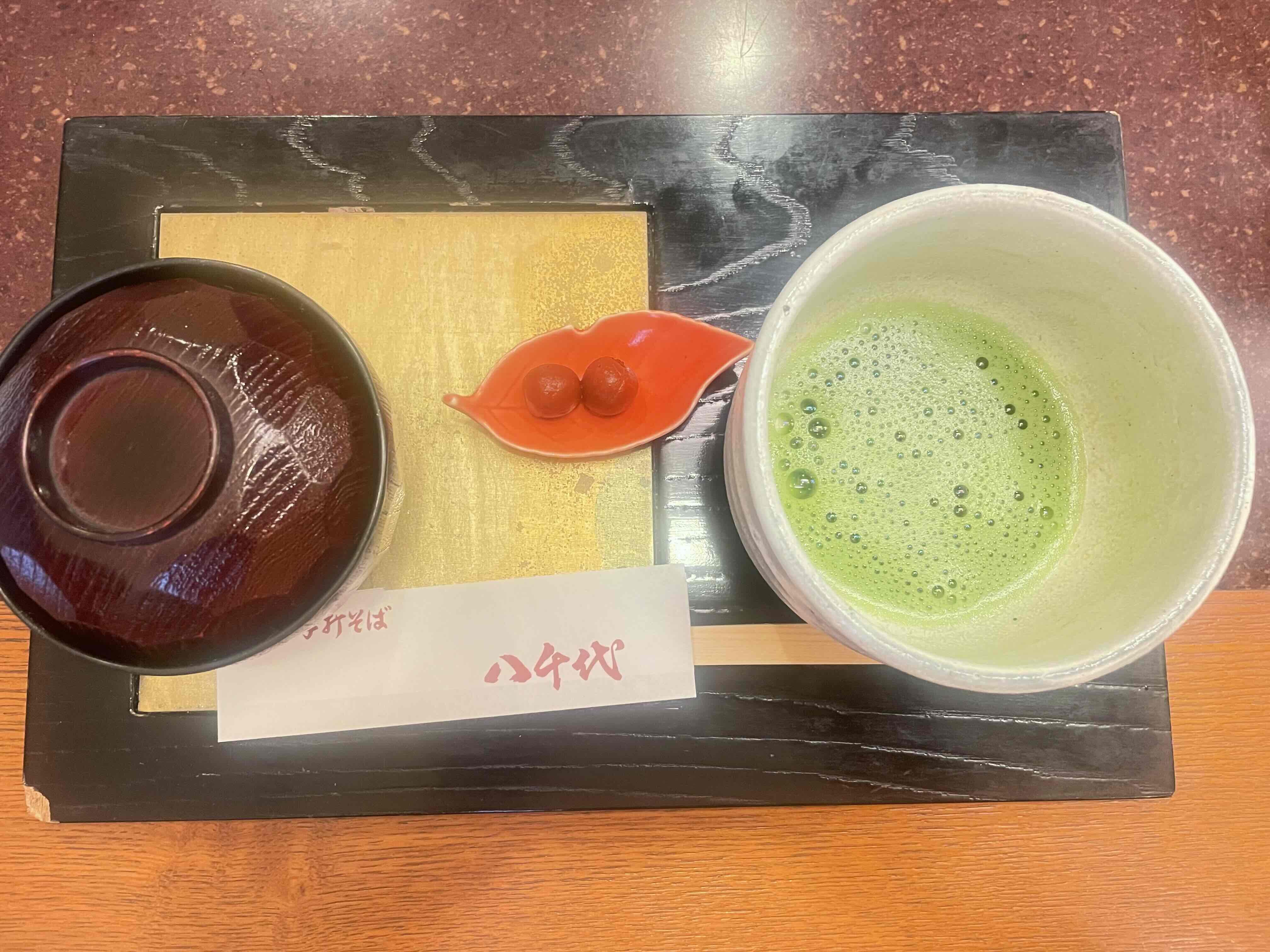 そばがきぜんざい