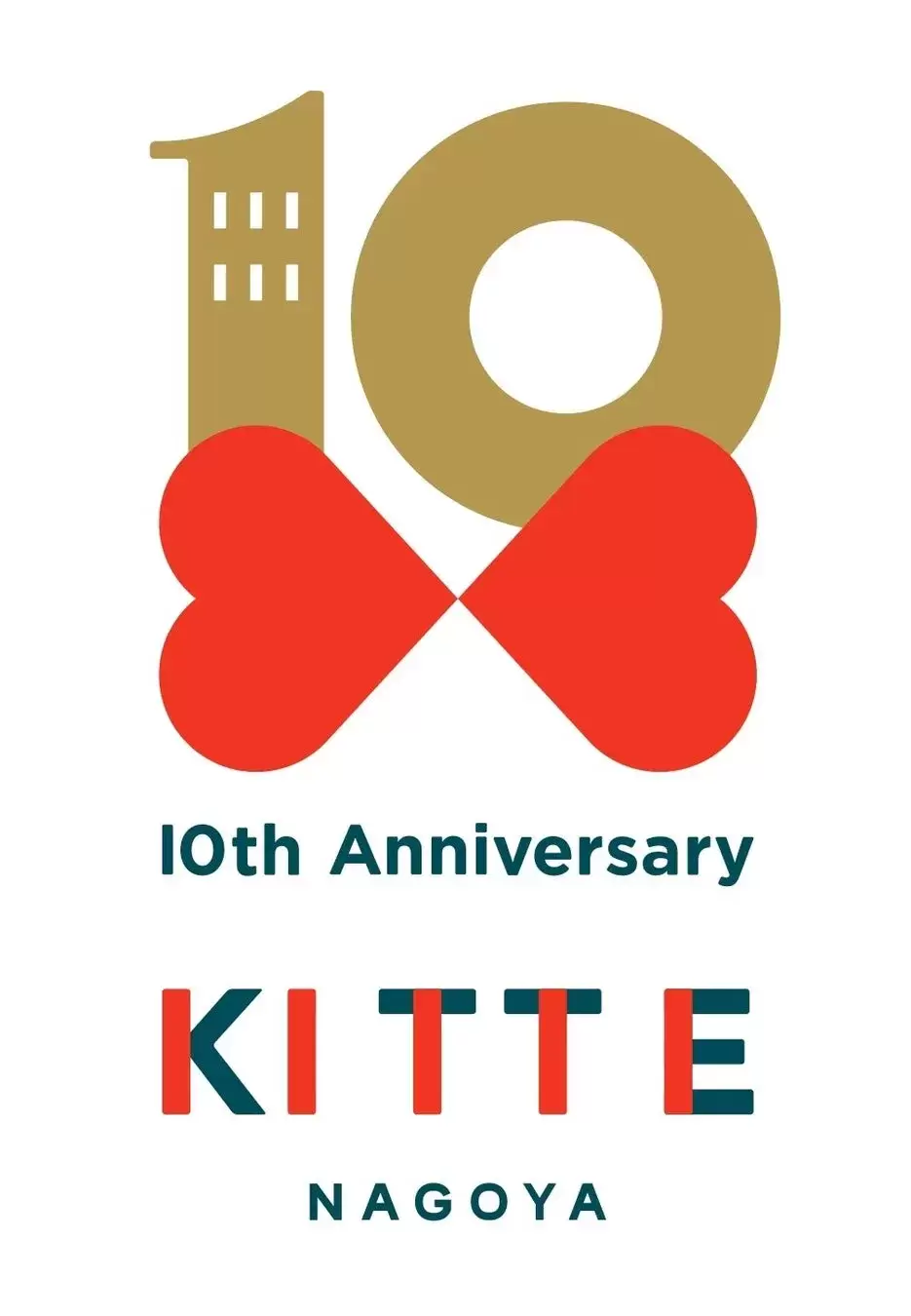 KITTE名古屋 10周年ロゴ