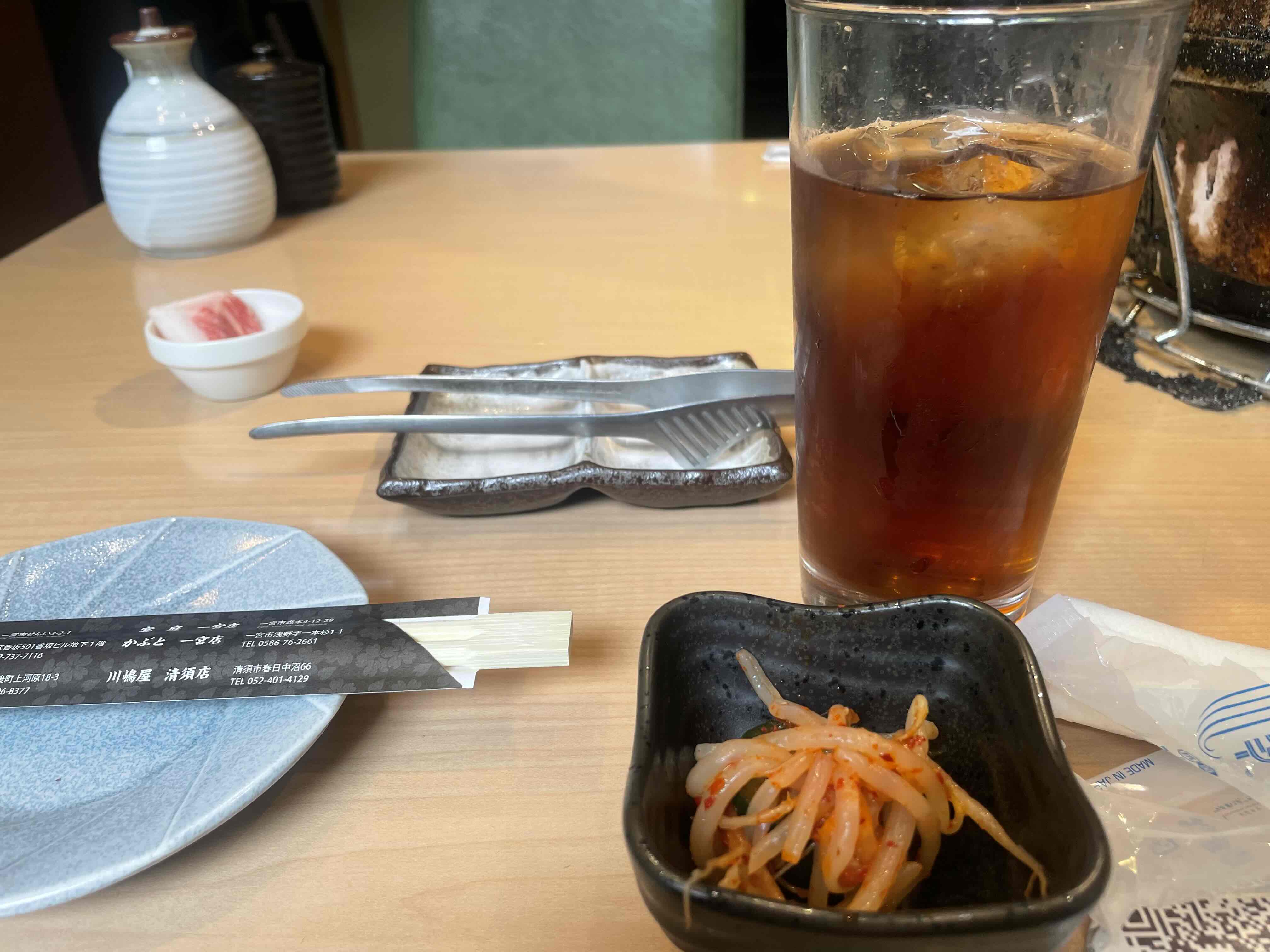 ドリンク&小鉢