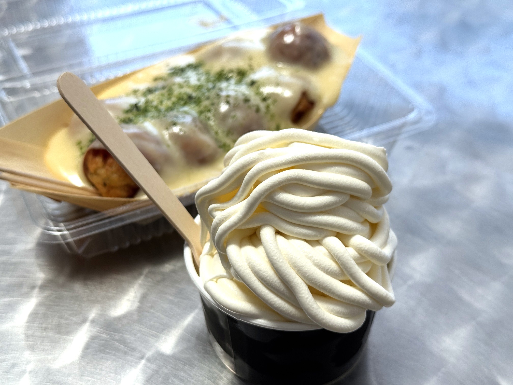 名東区｜個性の強さは名古屋トップクラス！？人気青果店で楽しむたこ焼きとソフトクリーム