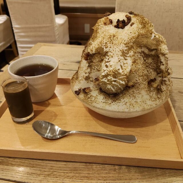 名駅｜駅直結！“和パスタ専門店”で味わう、心躍る純氷かき氷と安らぎのひととき
