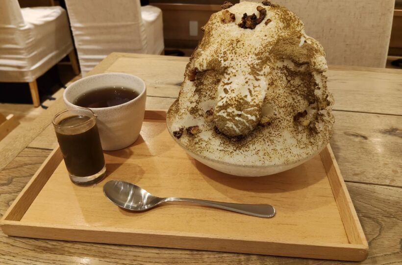 名駅｜駅直結！“和パスタ専門店”で味わう、心躍る純氷かき氷と安らぎのひととき