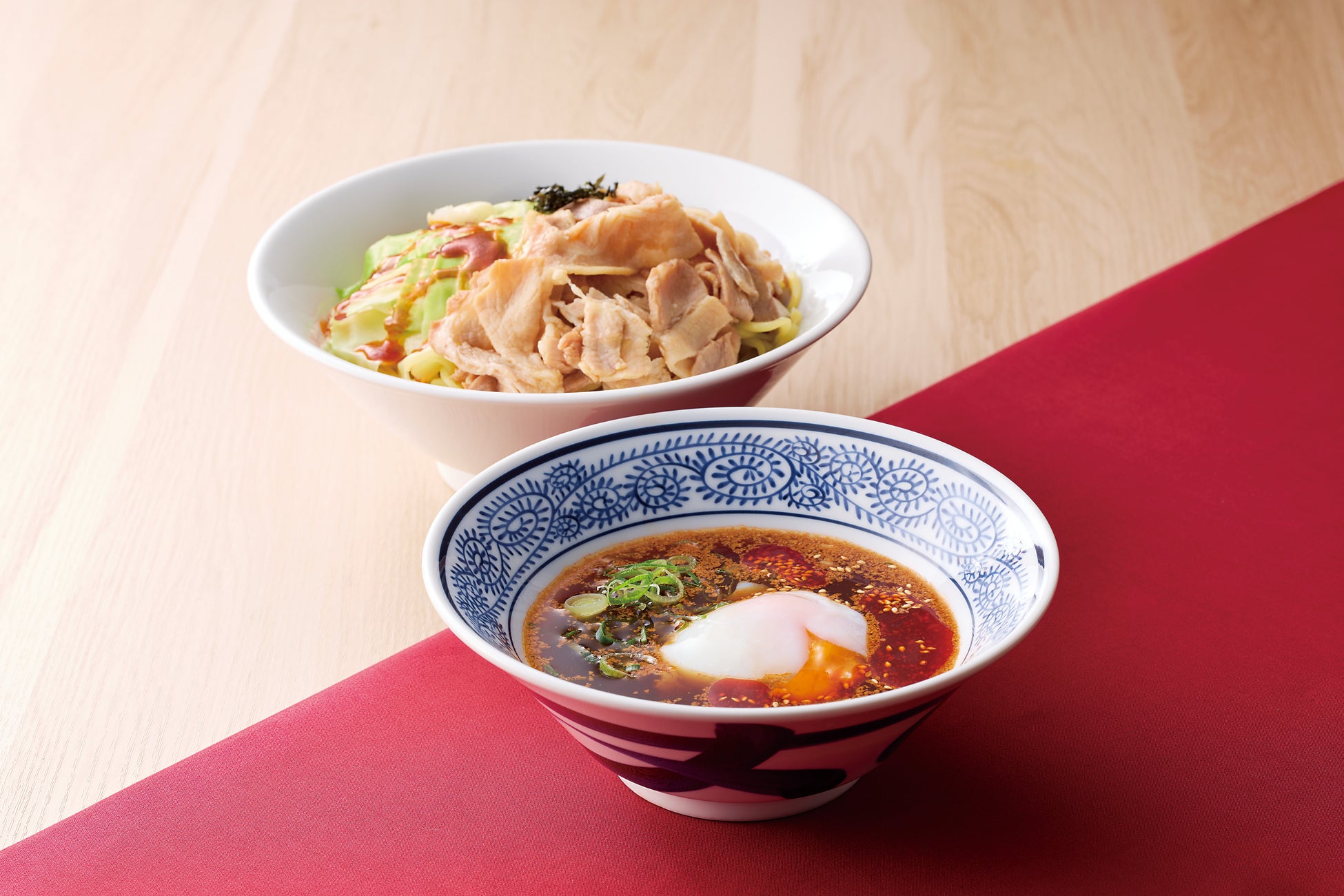旨辛スープと具材