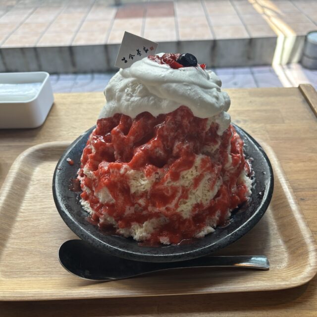 栄｜食べ応え抜群！隠れ通路の先で見つけたかき氷専門店！