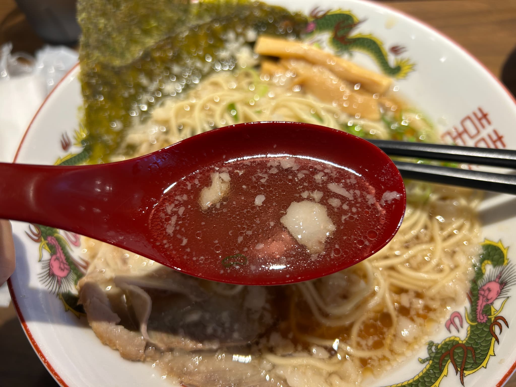 熊猫商店　こってり背脂　スープ