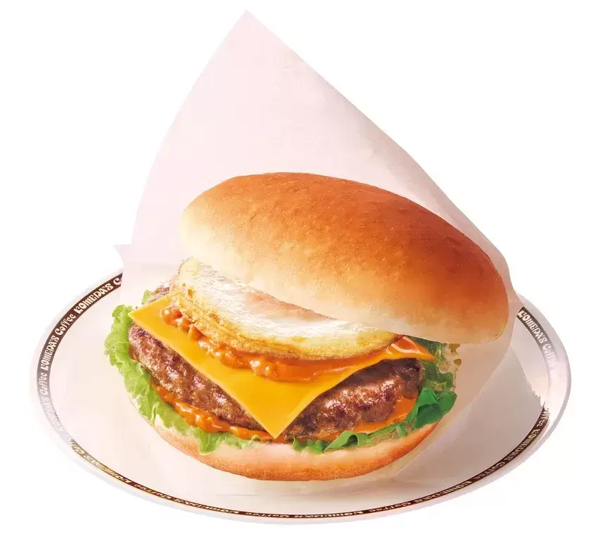 コメダ珈琲店お月見フルムーンバーガー